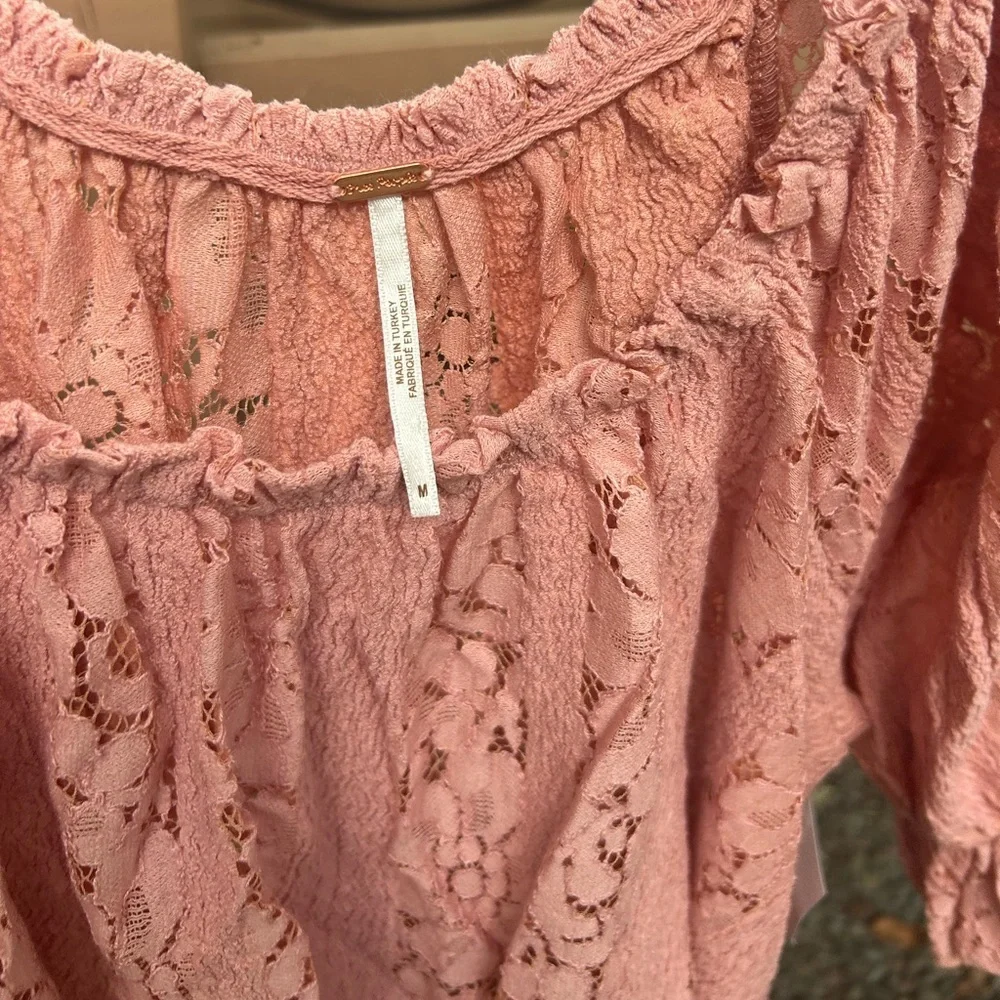 NWOT Free People Women's Stacey Convertible Lace Crop Top